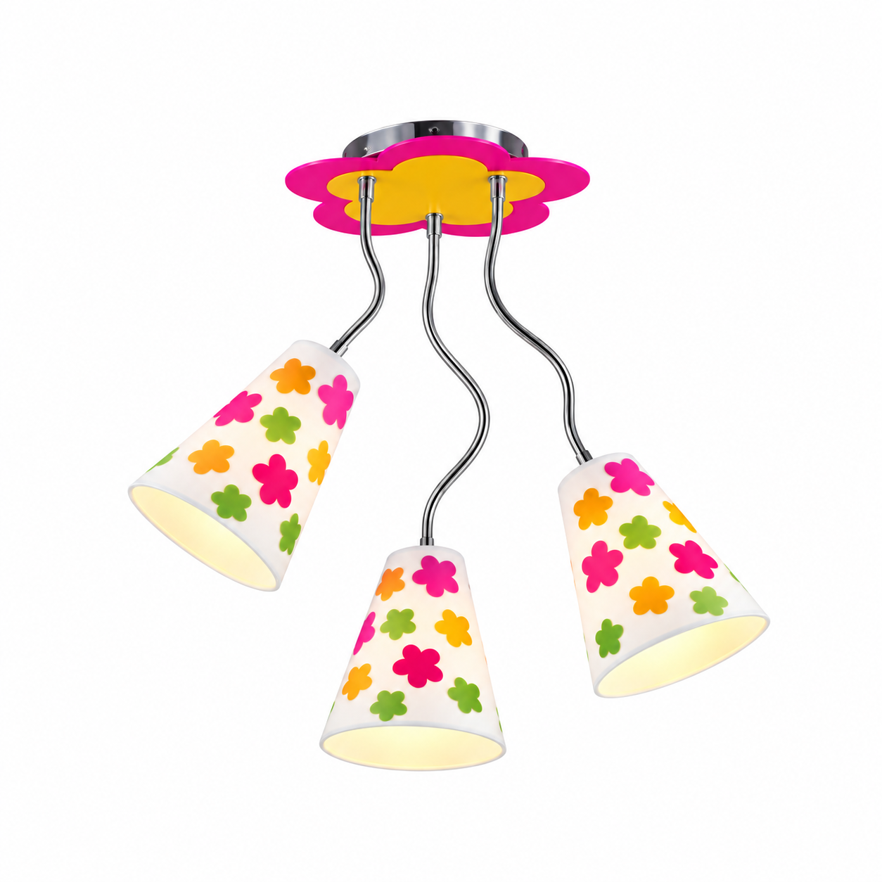 Florist 3-lichts kinderhanglamp