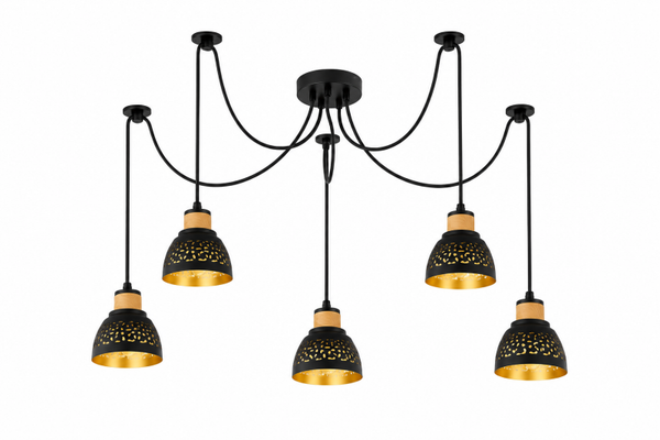 Mescala 5-lichts hanglamp