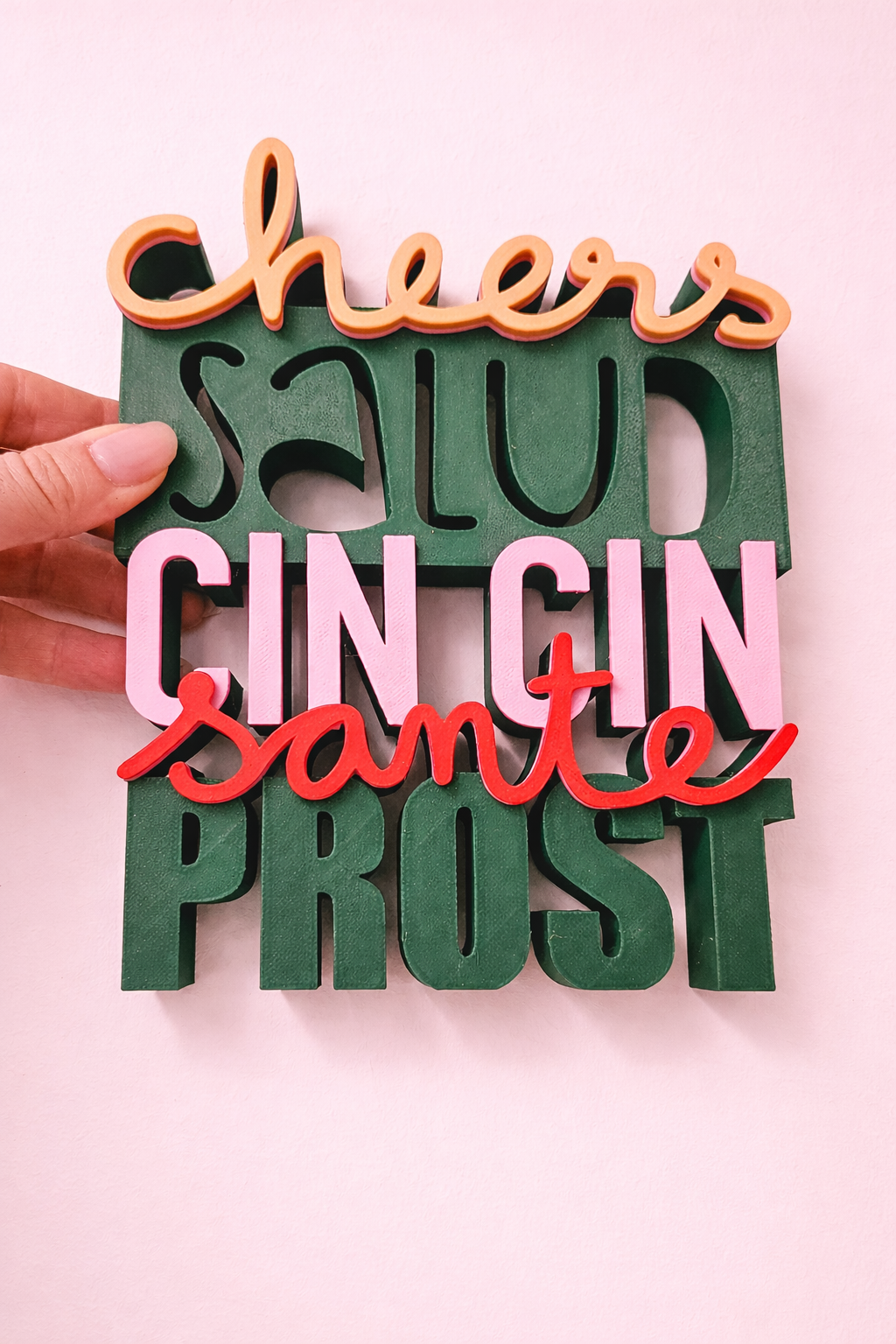 Aufsteller "Cin Cin"