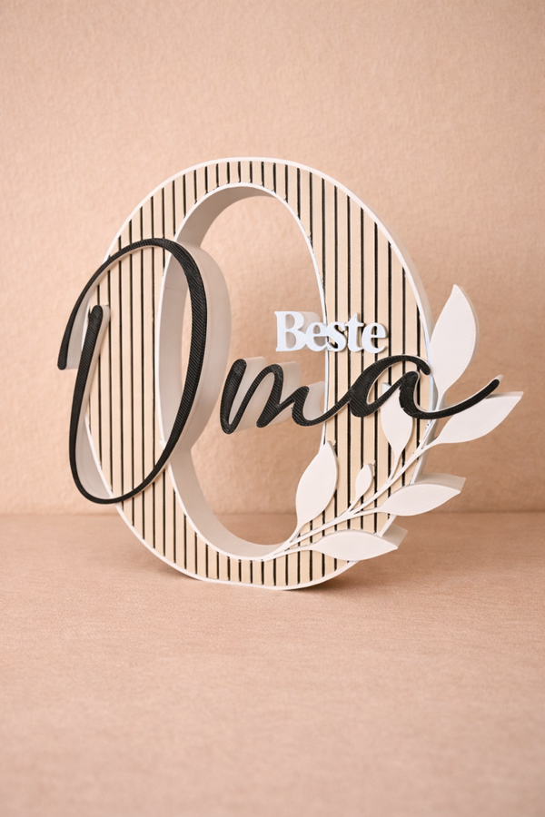 Schriftzug "Beste Oma"