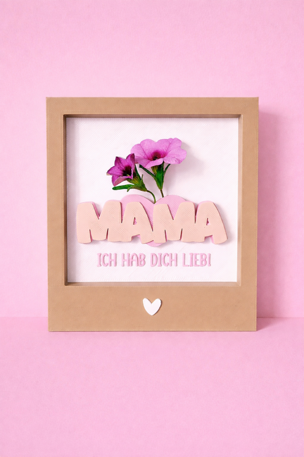 Bilderrahmen "Mama - Ich hab dich lieb"