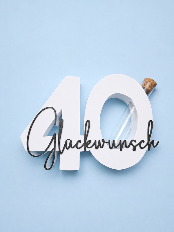 Geburtstagsaufsteller 40