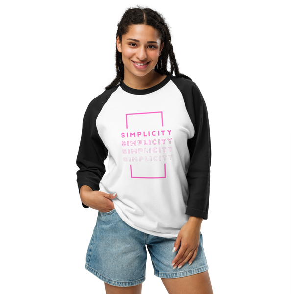 3/4 sleeve raglan shirt
