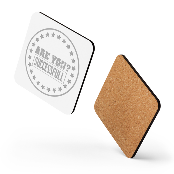 Cork-back coaster