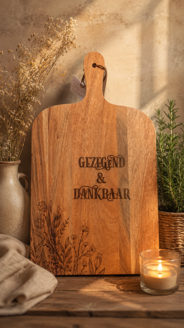 Serveerplank 'Gezegend'