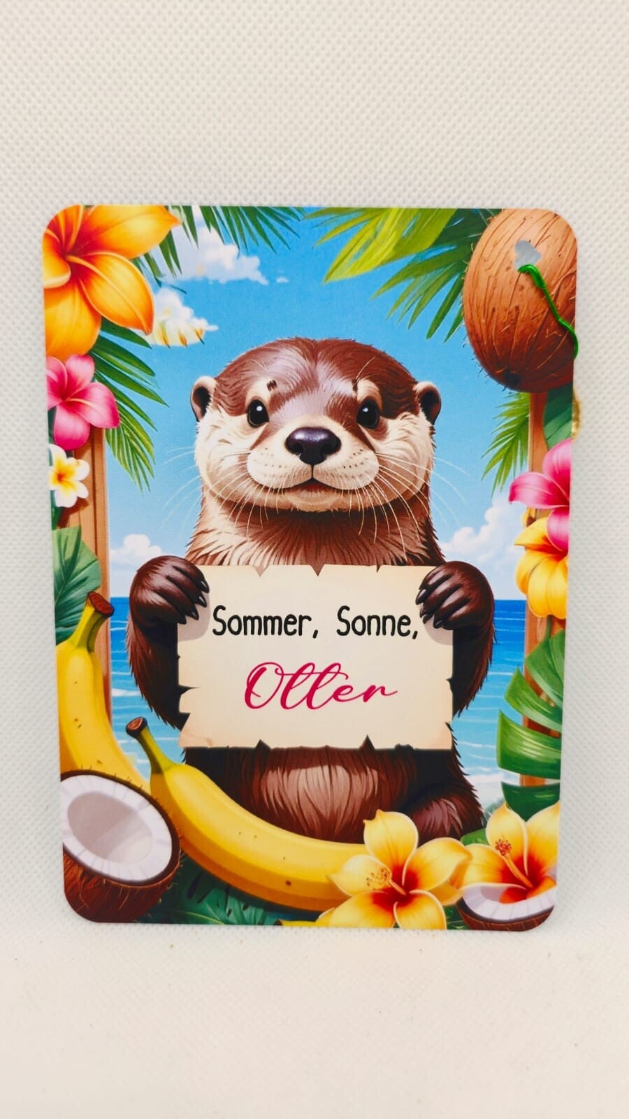 Postkarte Sommer, Sonne, Otter