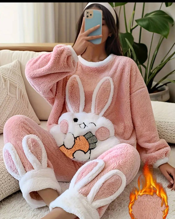 Pyjama d'hiver en peluche