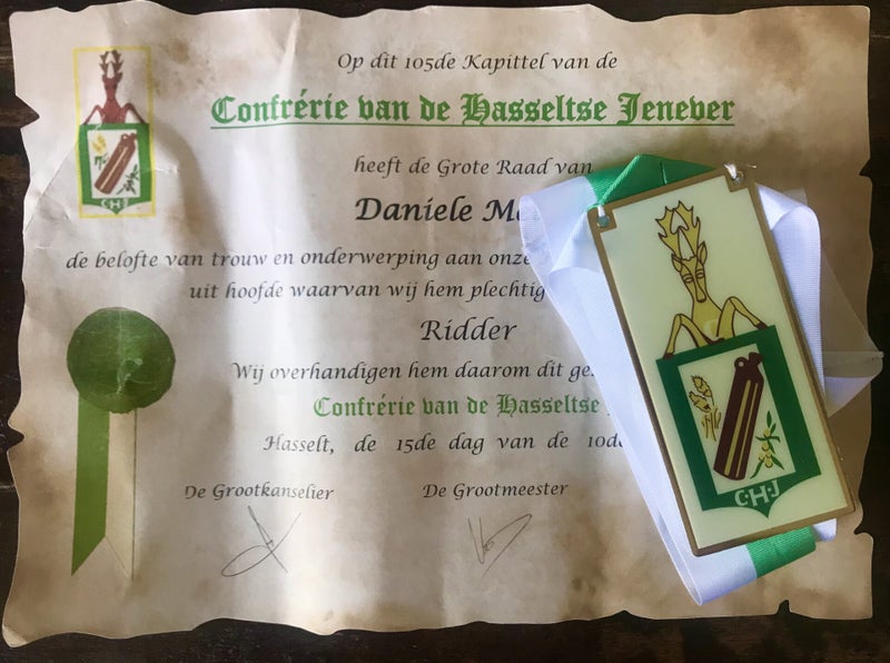 RIDDER CONFRERIE HASSELTSE JENEVER