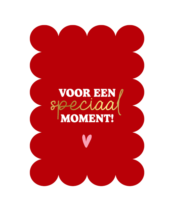 Wenskaart Bubble - Voor Een Speciaal Moment!