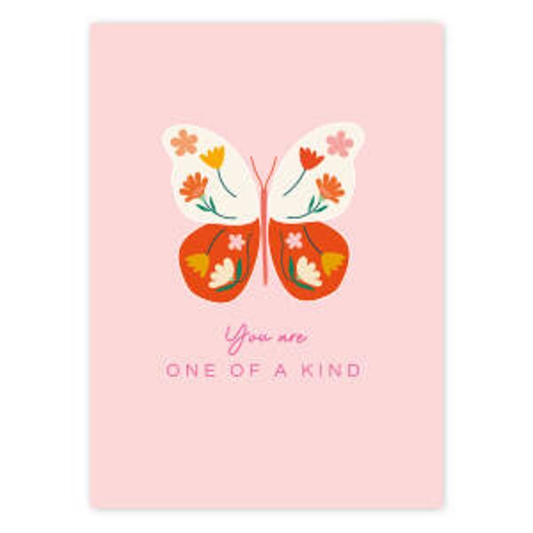 Wenskaart - You Are One Of A Kind