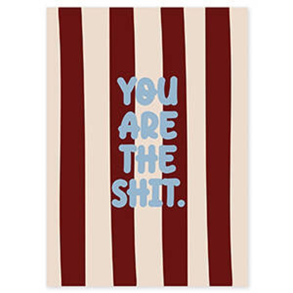 Wenskaart - You Are The Shit
