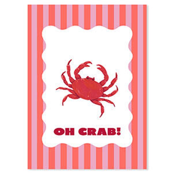 Wenskaart - OH CRAB!