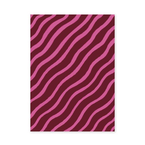 Klein Kaartje - Pink Lines