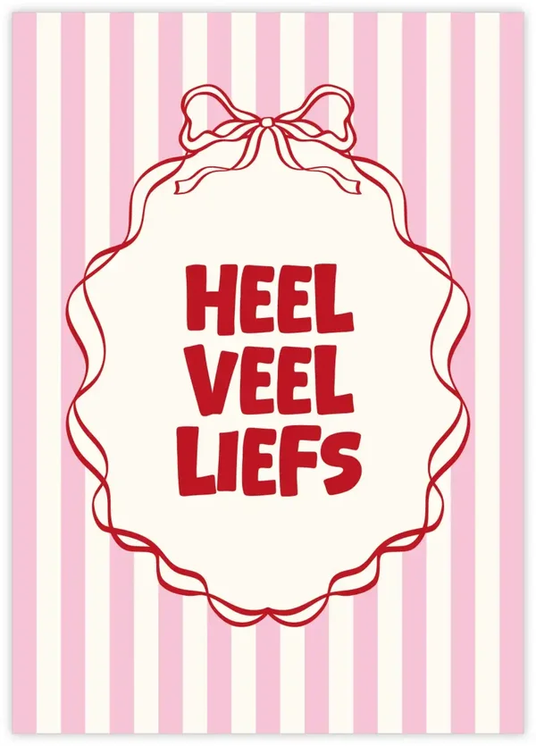 Wenskaart - Heel Veel Liefs
