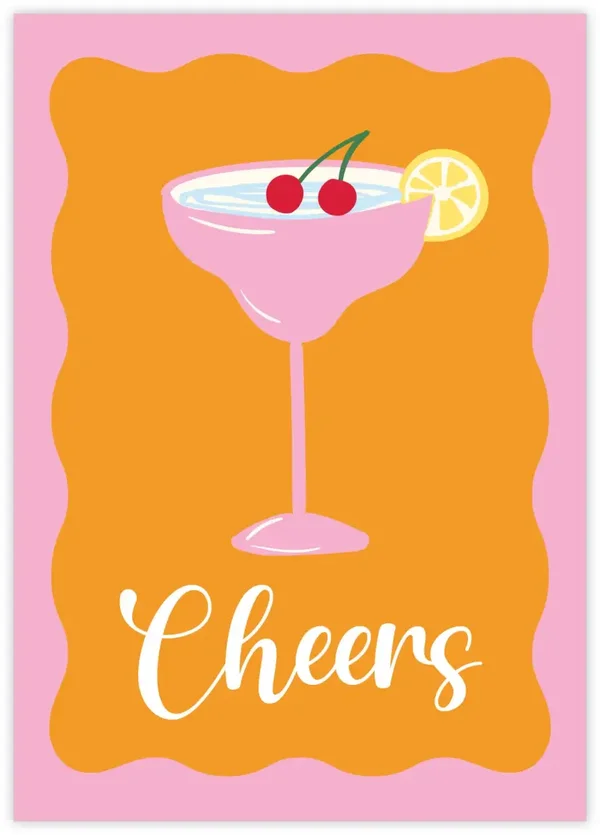 Wenskaart - Cheers