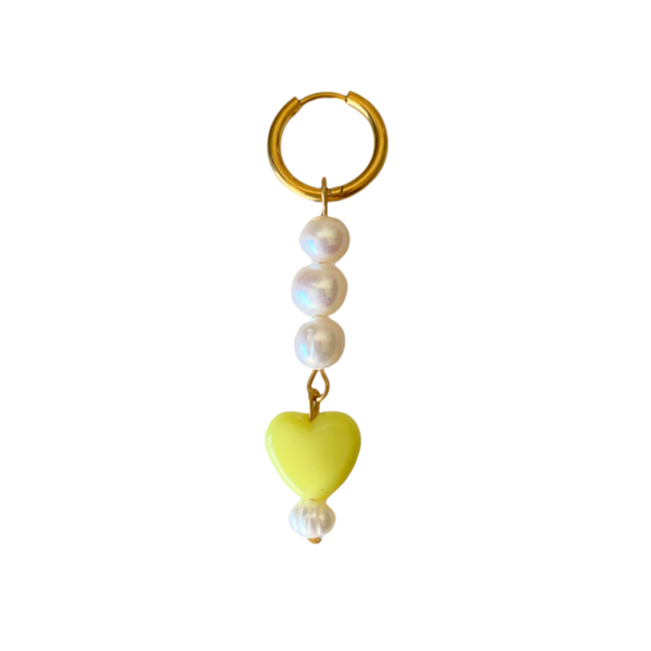 Oorbel - Yellow Love Story