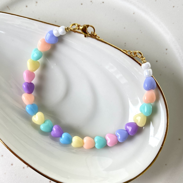 Armband - Pastel Hearts