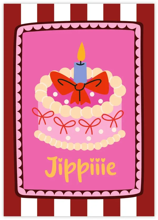 Wenskaart - Jippiiie