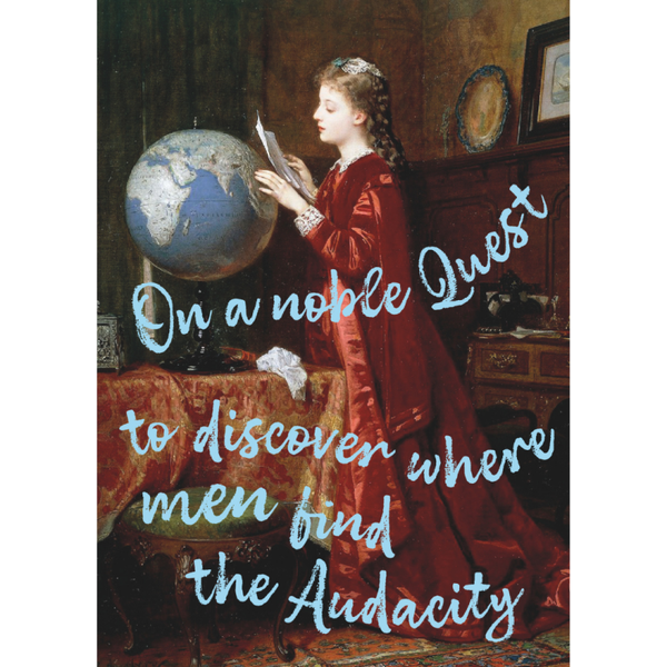 Wenskaart Classy  - On A Noble Quest