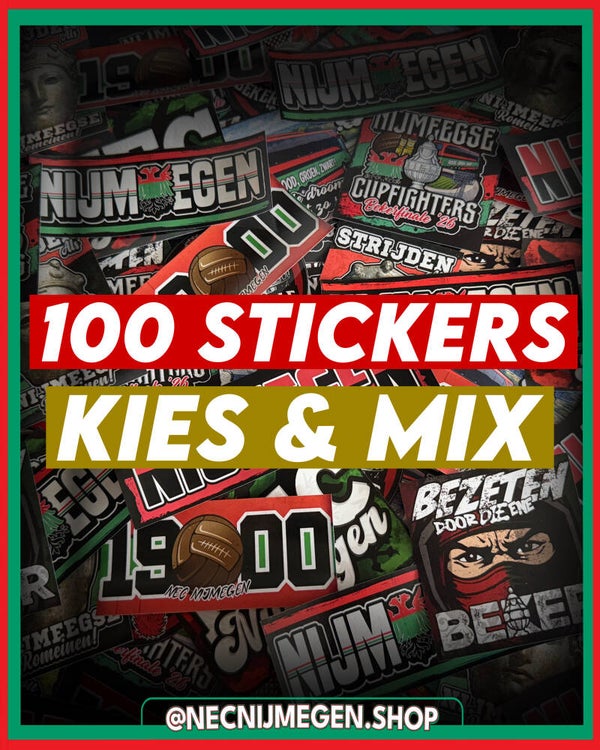 100 stickers kies & mix