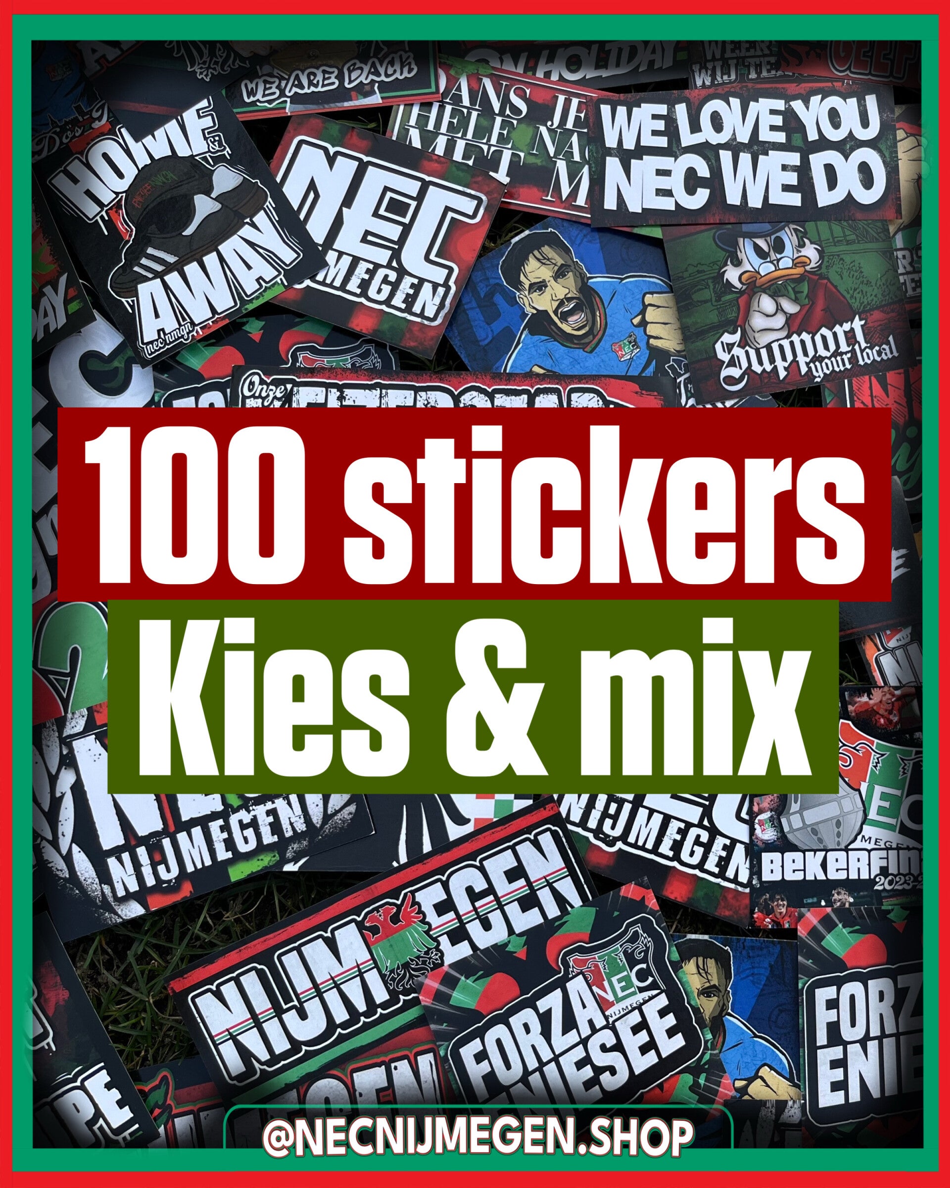 100 stickers kies & mix