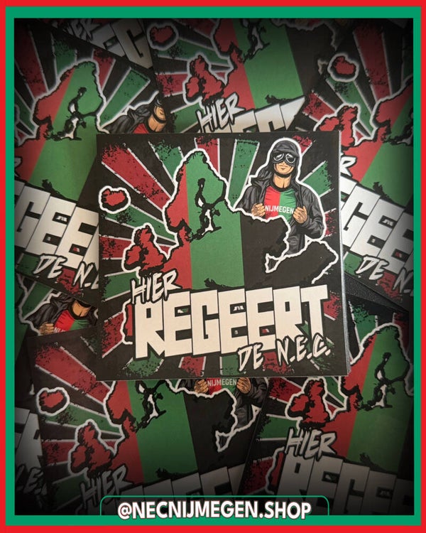 'Hier regeert de NEC' sticker