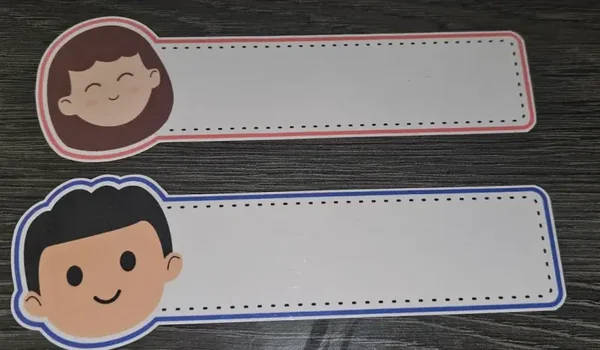 Mes jolies petites étiquettes prnom SANS VIGNETTES uniquement au feutre veleda