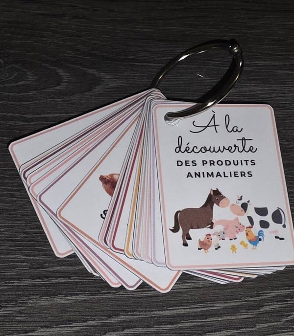 Mon imagier des produits animaliers