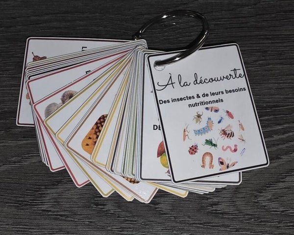 Mon imagier des insectes & leurs besoins nutritionnels