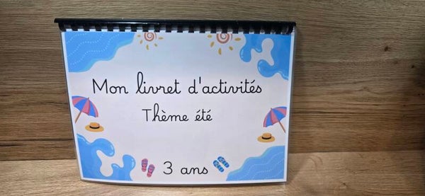 Mon livret d'activités estival à partir de 3 ans
