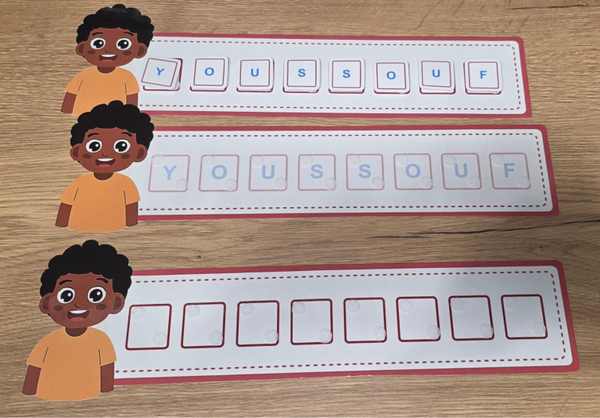 Mes jolies étiquettes prénom format A3 pour prénom long > 6 lettres