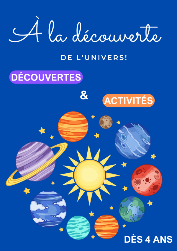 Mon livret sur l'Univers à partir de 4 ans !