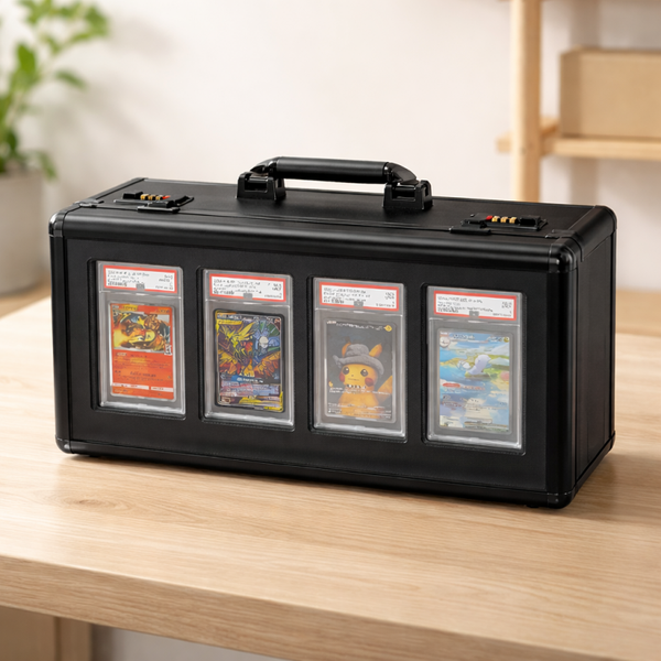 Slab-koffer 4 rijen met Acryl display.