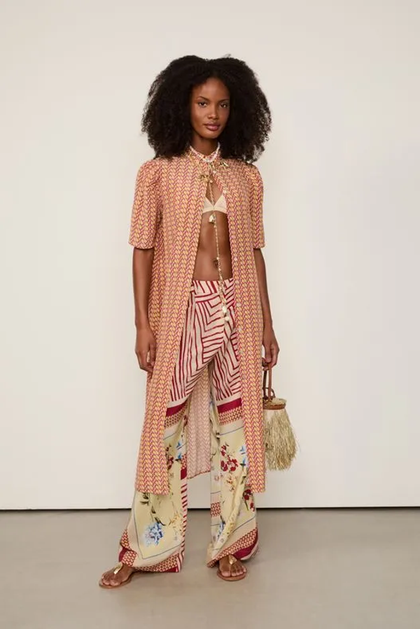 Vestido Geo Paletine Trigo