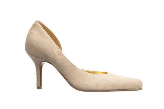 Pump | MadOre | beige suede