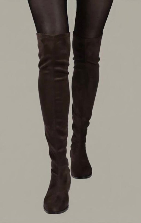 NEW | MadOre | Overknee dark brown