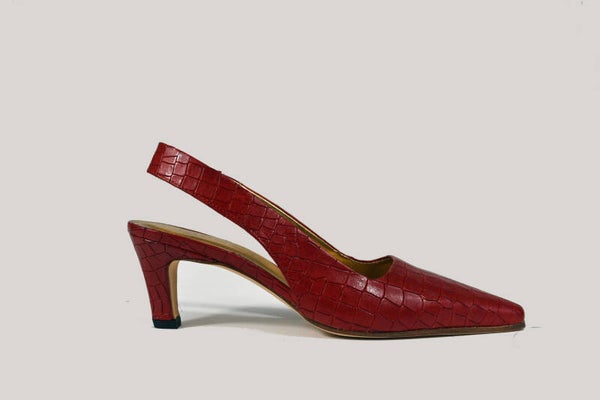 Slingback | MadOre | Rood