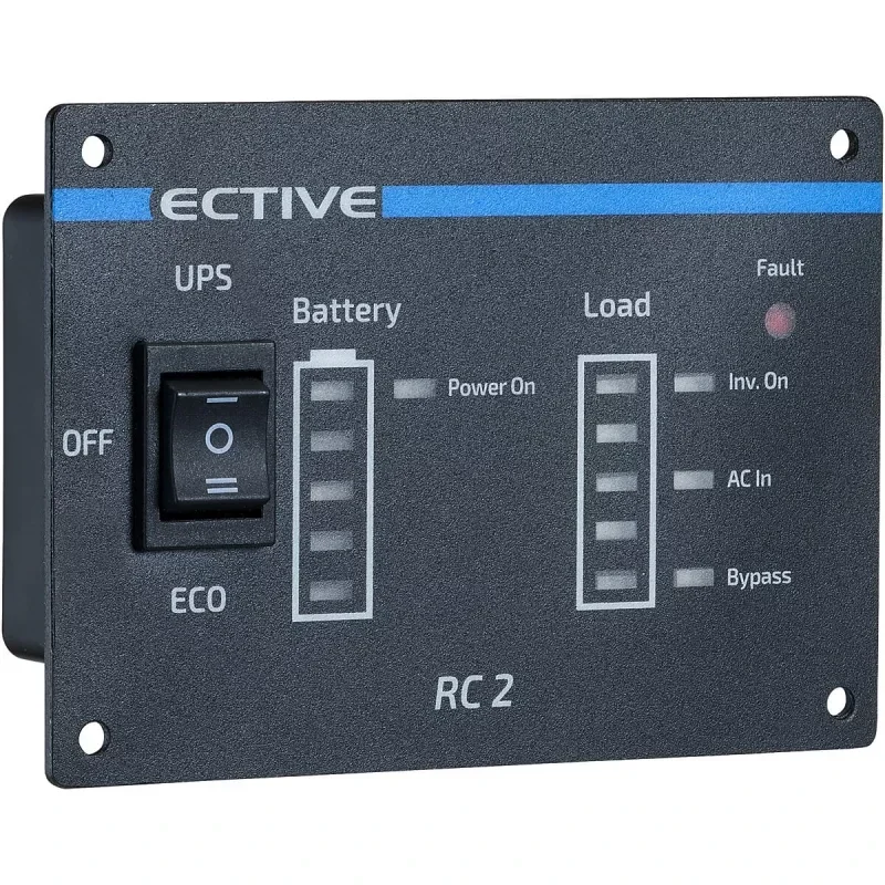 ECTIVE RC2-afstandsbediening met laadniveau-indicator voor omvormer
