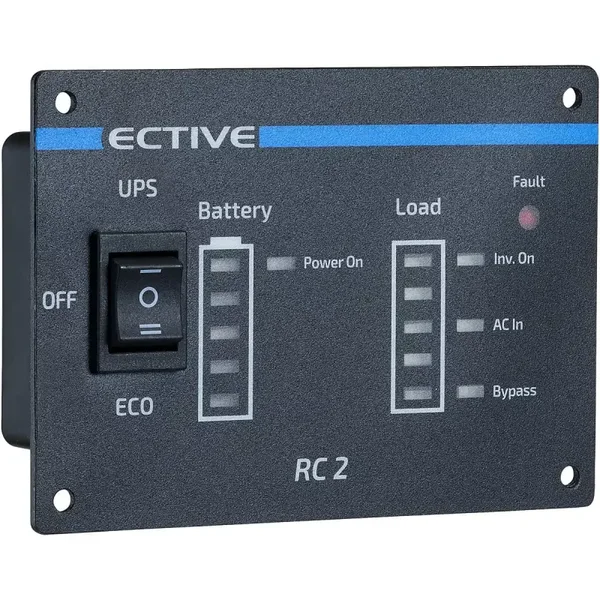 ECTIVE RC2-afstandsbediening met laadniveau-indicator voor omvormer