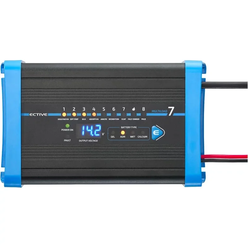 ECTIVE Multiload 7 7A/12V 8-traps acculader