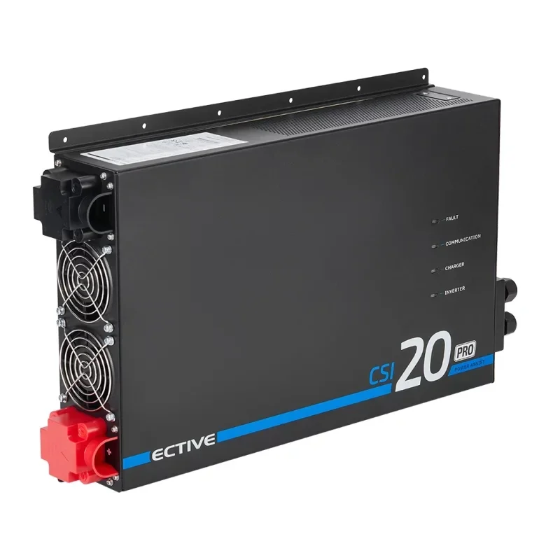CSI 20PA PRO 2000W/12V sinusgolfomvormer met netprioriteitscircuit en 125 A / 1500 W oplader