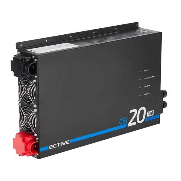 CSI 20 PA-RCD PRO 2000W/12V sinusgolfomvormer met netprioriteitscircuit en 125 A / 1500 W oplader
