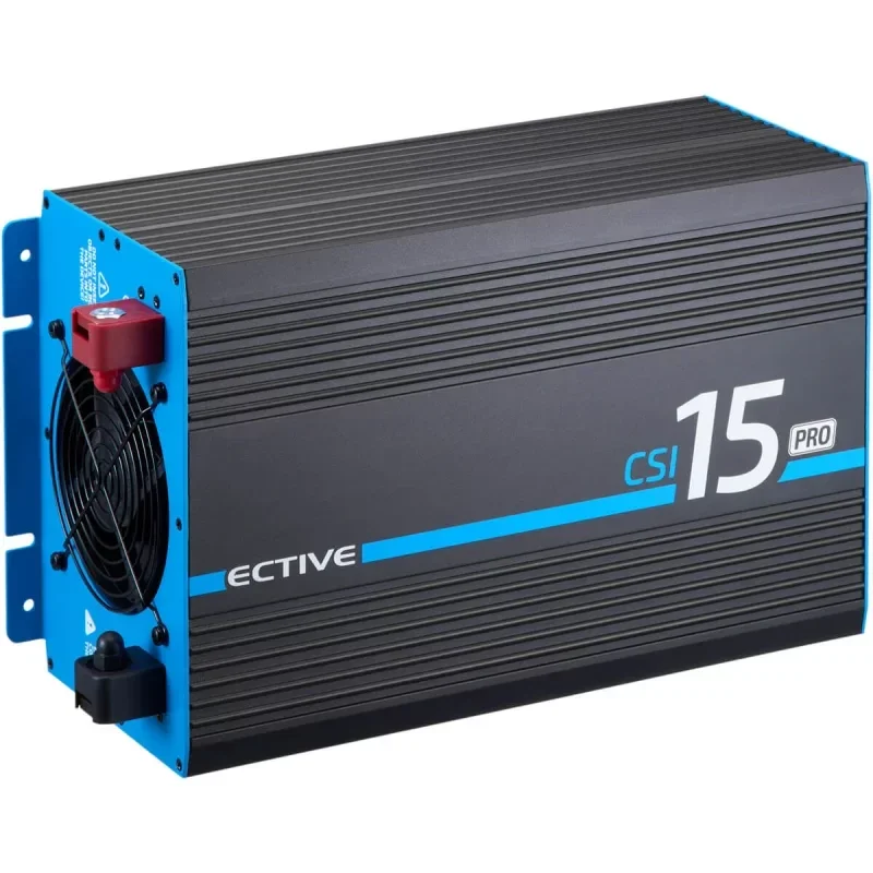 ECTIVE CSI 15 PRO 1500W/12V sinusgolfomvormer met netprioriteitscircuit en lader