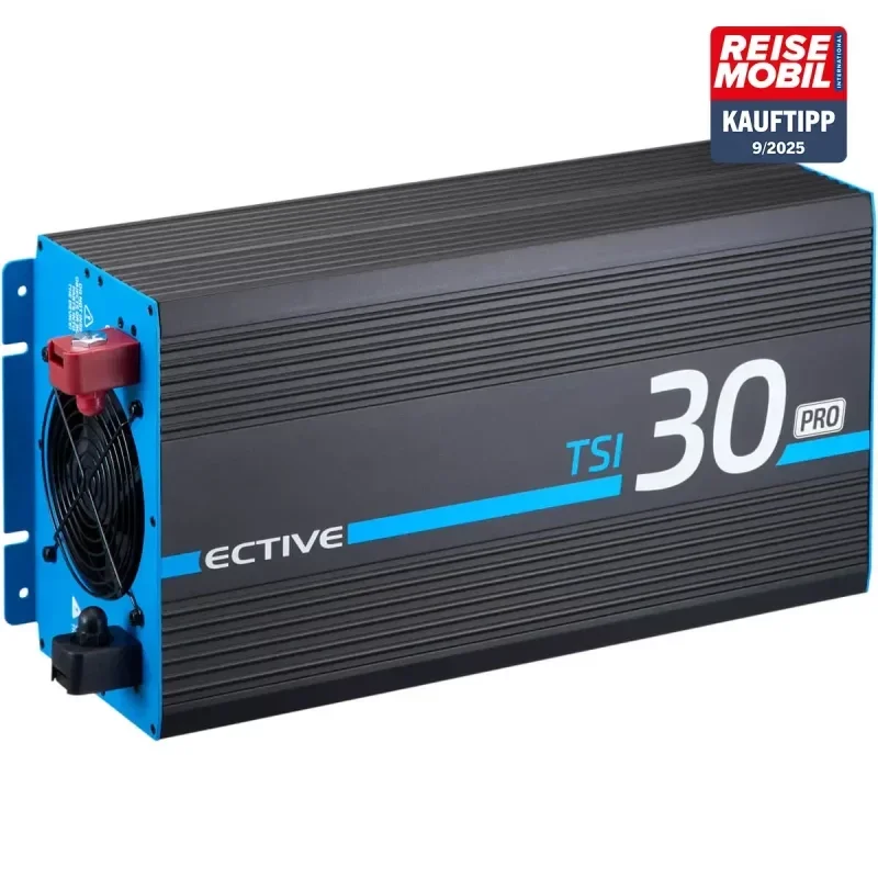 ECTIVE TSI 30 PRO 3000W/12V sinusgolfomvormer met netprioriteitscircuit