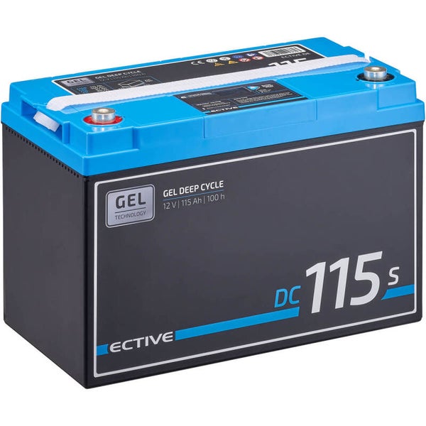 GEL DC  S- serie 115 Deep Cycle met LCD Display 115Ah