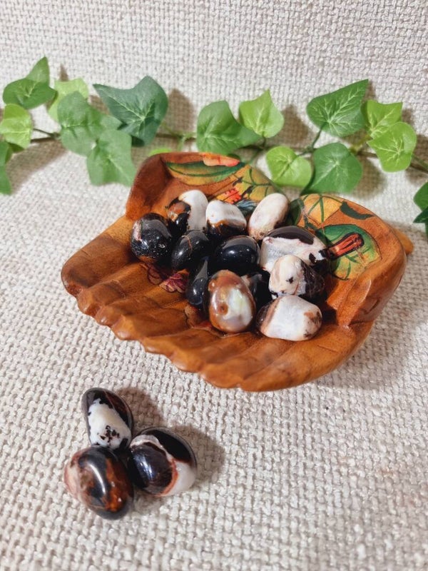 Sardonyx knuffelsteen