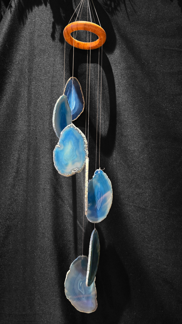 Blauwe agaat mobiel XL