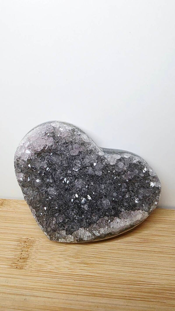 Amethist cluster hart