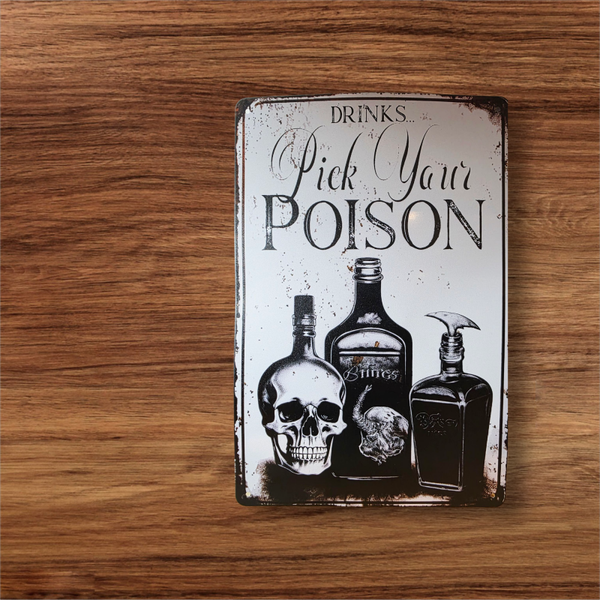 Decoratie bord poison