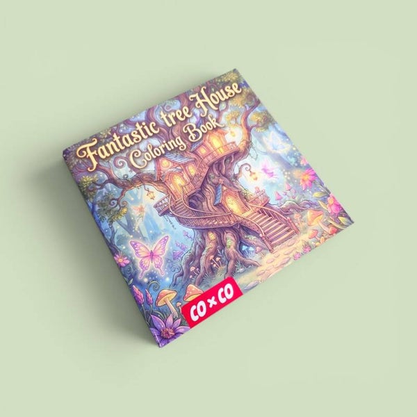 Kleurboek- Fantastic tree house